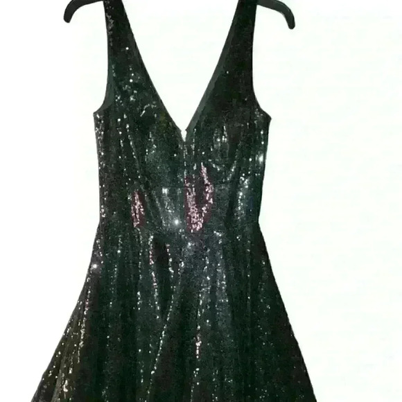 ieena for mcduggal Dresses & Skirts - Black Sequins Party Dress sz 12